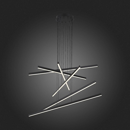 Люстра подвесная ST-Luce Черный/Белый LED 1*100W 4000K SL394.423.06 - фото