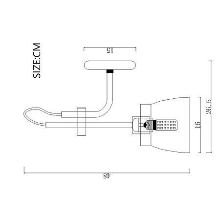 Бра Ram W White Imperiumloft 167723-26 - фото