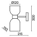 Настенный светильник (бра) Freya Savia FR5203WL-02BS - фото