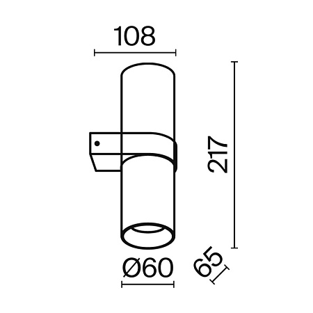 Настенный светильник (бра) Technical Focus Design C069WL-02MG - фото