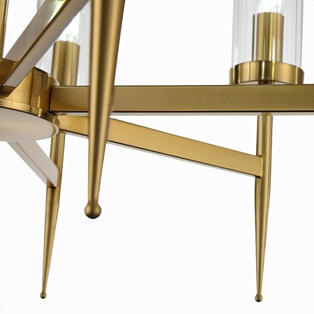 Люстра подвесная ST-Luce Латунь/Латунь, Прозрачный E14 7*60W SL1159.303.07 - фото