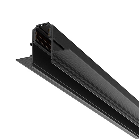 Трековая система Technical встраиваемая магнитная чёрная 350x175 TS-P-350-TR122-4-7W-DS-B