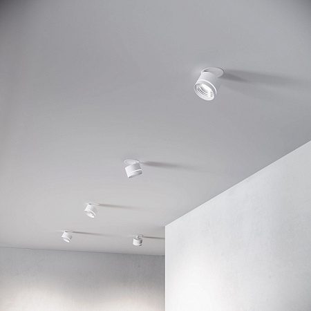 Встраиваемый поворотный светодиодный светильник 8W 4200K чёрный 25035/LED - фото