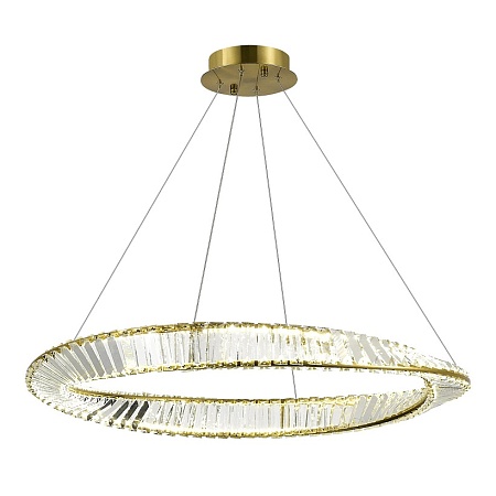 Светильник подвесной ST-Luce Латунь/Прозрачный LED 1*45W 4000K SL6204.311.01 - фото
