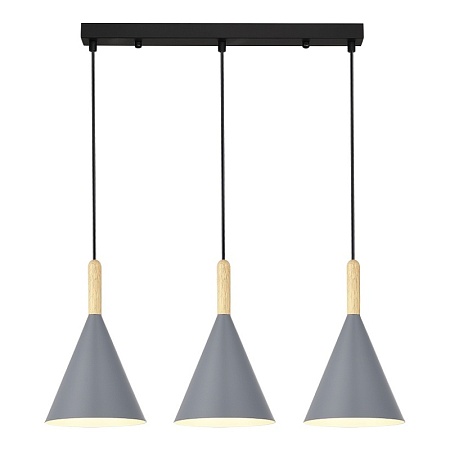 Светильник подвесной Черный/Серый E27 3*40W SLE1255-413-03 - фото