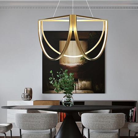 Подвесной Светильник Solana Light 3 Gold Imperiumloft 193448-23 - фото