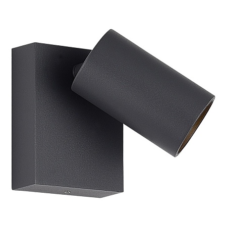 Светильник уличный настенный ST-Luce серый/белый LED 1*9W 3000K SL9515.701.01 - фото