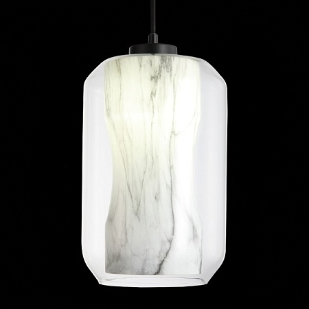 Подвес ST-Luce Черный/Прозрачный, Белый E27 1*40W SL1169.103.01 - фото