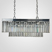 Люстра Rh 1920S Odeon Clear Glass Fringe Chrome Imperiumloft 228792-22