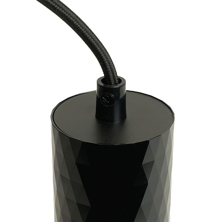 Светильник потолочный Feron ML1888 Barrel PRISM levitation на подвесе MR16 35W, 230V, чёрный 55*200 - фото
