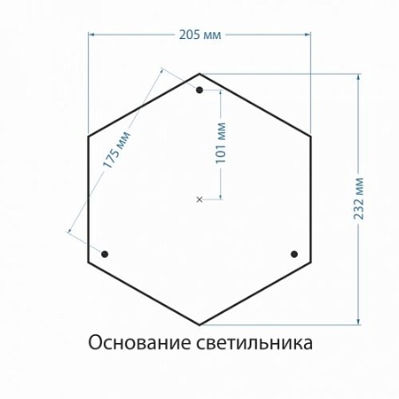 Светильник на столбе Altair F черный - фото