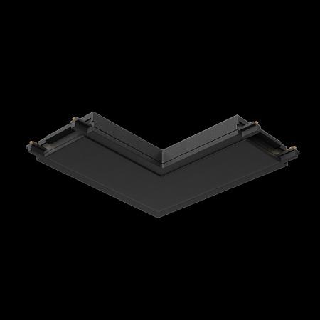 Конектор питания угловой Radity черный - фото