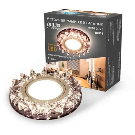 Точечный встраиваемый светильник GAUSS BL035_GAUSS - фото