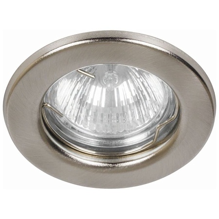 Светильник встраиваемый Feron DL10 потолочный MR16 G5.3 титан - фото