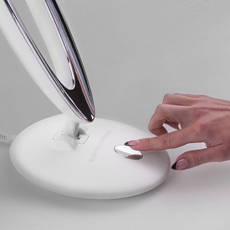 Настольный светодиодный светильник Saturn белый Saturn белый (TL80930) Elektrostandard - фото