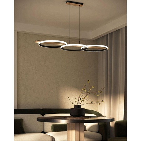 Подвесная люстра Arte Lamp FLUIDO A3913SP-24BK - фото