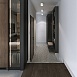Светильник  настенный Feron HL3690 OLYMPUS 12W, 230V, 2*GX53, чёрный IP20 - фото