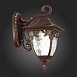 Светильник уличный настенный ST-Luce Кофейный/Кофейный, Прозрачный E27 1*60W SL083.701.01 - фото
