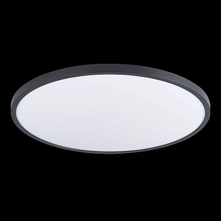 Светильник потолочный Черный LED 1*48W 4000K 4 320Lm Ra>90 120° IP20 D600xH27 185-265V ST601.442.48 - фото