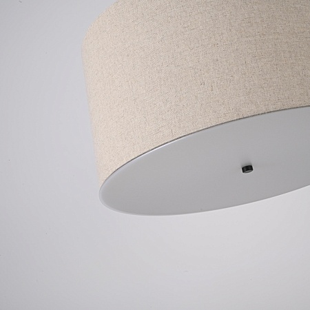 Люстра Rh Round Linen Shade Pendant Imperiumloft 75147-22 - фото