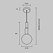 Подвесной светильник Maytoni MOD520PL-01BS - фото