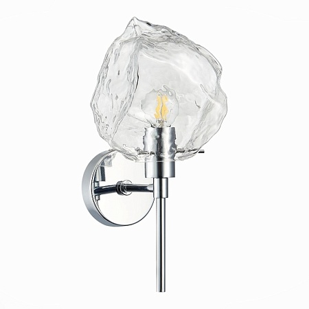 Бра ST-Luce Хром/Прозрачный E14 1*40W SL1175.101.01 - фото