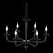 Люстра подвесная ST-Luce Черный E14 6*40W SL1114.403.06 - фото