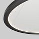 DK6616-BK Подвесной горизонтальный светильник Veil со светодиодом H900 d600 220V 48W 3000-6000K IP20 черный алюминий - фото