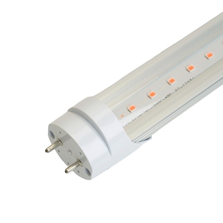 Лампа светодиодная для растений T8 Feron LB-7064 G13 22W 175 1,2м 265V красно-синий спектр пластик - фото