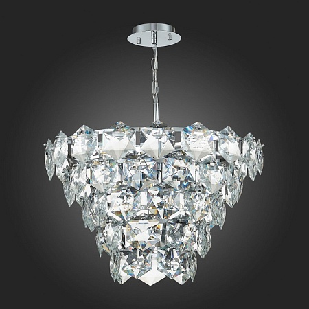 Люстра подвесная ST-Luce Хром/Прозрачный E14 9*40W SL1631.103.09 - фото