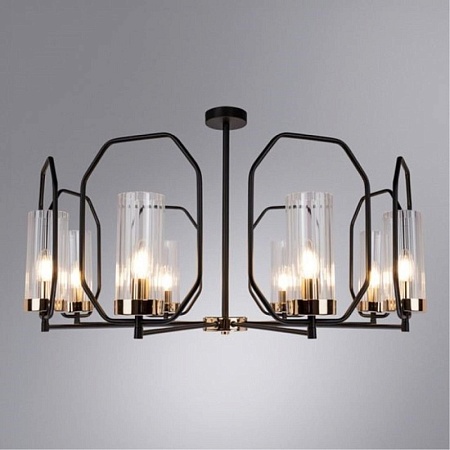 Потолочная люстра ARTE LAMP A7004PL-8BK - фото
