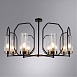 Потолочная люстра ARTE LAMP A7004PL-8BK - фото
