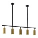 Светильник подвесной ST-Luce Черный/Латунь GU10 5*5W 4000K SL1206.413.05 - фото