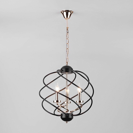 Подвесной светильник Eurosvet 60105/3 черный - фото