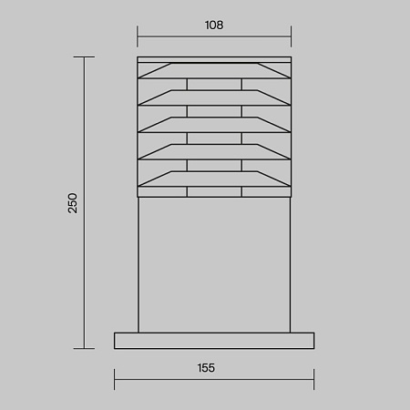 Ландшафтный светильник Outdoor Bronx O576FL-01GR - фото