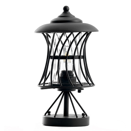 Светильник садово-парковый Feron PL524  на постамент 60W 230V E27, черный - фото