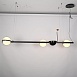 Реечный Подвесной Светильник Palma Wall Lamp 3 Шара + 1 Вазон Горизонтальная Imperiumloft 204173-22 - фото