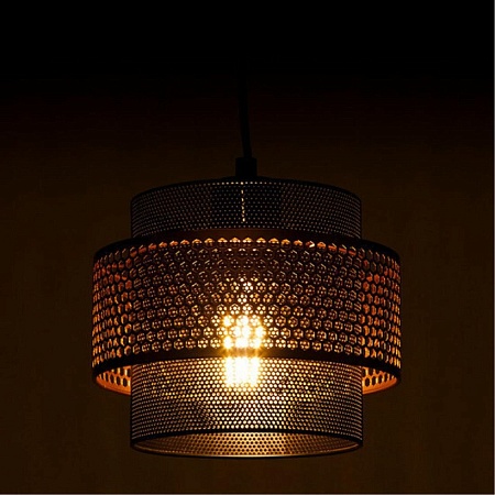 Подвесной светильник Arte Lamp GRID A7069SP-1BK - фото