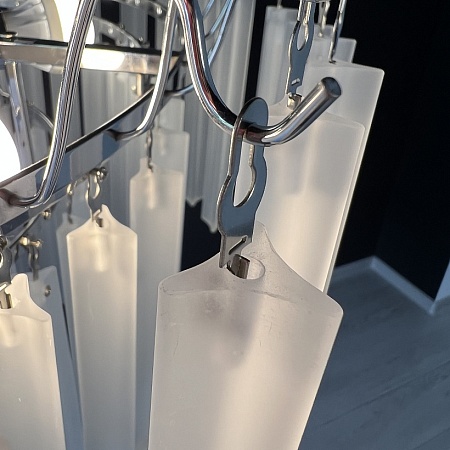 Люстра Eich Chandelier Nova 9 D65 Nickel Imperiumloft 185377-22 - фото