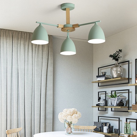 Потолочная Люстра Noa 3 Mint Imperiumloft Imperiumloft 183466-26 - фото