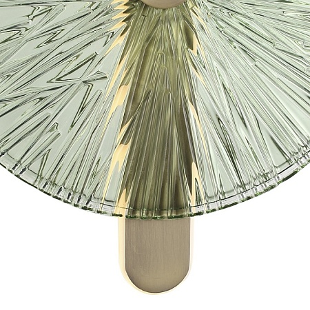 Светильник подвесной ST-Luce бронза/зелёный LED 1*11W 4000K SL6141.323.01 - фото