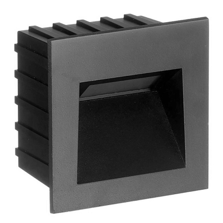 Светодиодный светильник Feron LN013 встраиваемый 3W 4000K, IP65, серый - фото