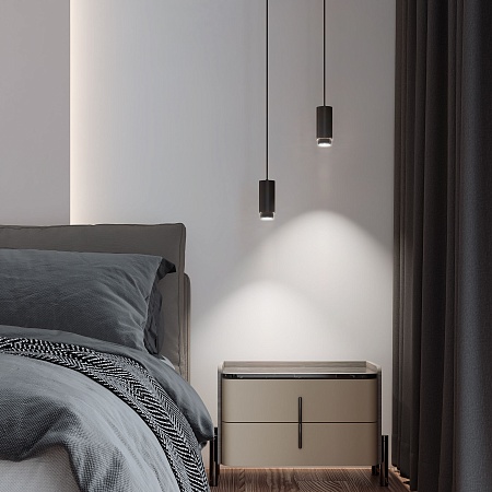 Подвесной светильник Nubis GU10 чёрный 50122/1 Elektrostandard - фото