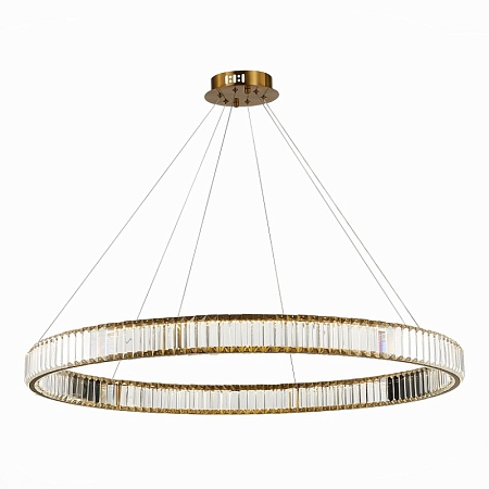 Люстра подвесная ST-Luce Латунь/Прозрачный LED 1*68W 4000K SL1622.313.01 - фото