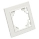 Рамка 1-местная STEKKER, PFR00-9001-01, серия Эрна, белый - фото