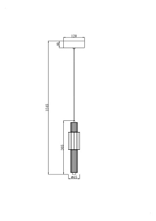 Подвесной светильник Maytoni Verticale MOD308PL-L9CG3K - фото