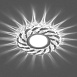 Светильник встраиваемый с белой LED подсветкой Feron CD935 потолочный MR16 G5.3 прозрачный - фото