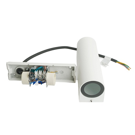 Светильник садово-парковый Feron DH024, на стену, 2*GU10 MR11 230V, черный - фото