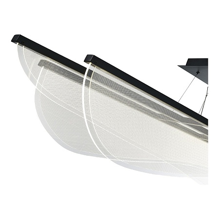 Светильник подвесной ST-Luce Черный/Прозрачный LED 1*60W 4000K SL6509.423.01 - фото