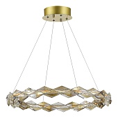 Люстра подвесная ST-Luce Золотистый/Прозрачный,Янтарный LED 1*30W 3000K SL6009.203.01